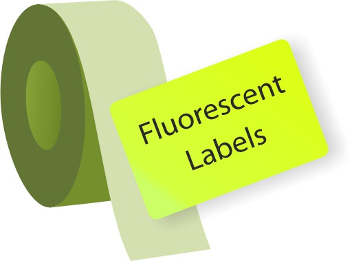 Printed Fluorescent Labels - printed labels - fast!